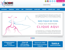 Tablet Screenshot of estomatologia.com.br